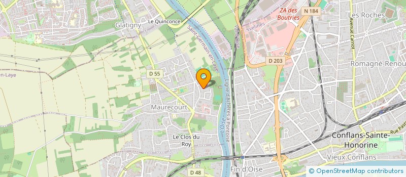 localisation de l'entreprise SCI INVEST JD  MAURECOURT