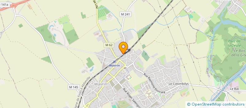 localisation de l'entreprise SCI INVEST K  WAVRIN