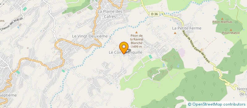 localisation de l'entreprise SCI INVEST O.I. à LE TAMPON