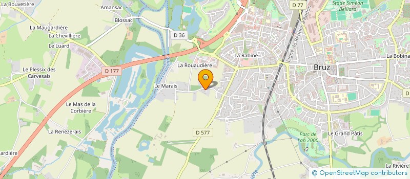 localisation de l'entreprise SCI INVEST ORGERBLON  BRUZ