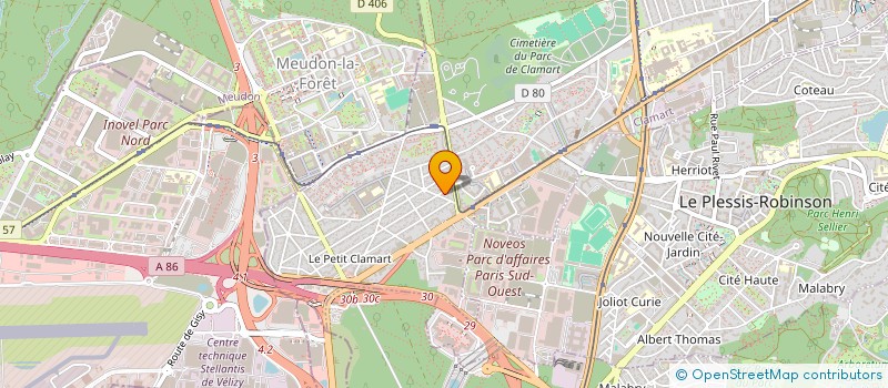 localisation de l'entreprise SCI INVEST PARK à CLAMART