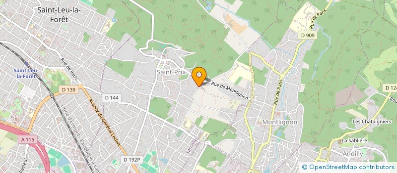 localisation de l'entreprise SCI INVEST RHM à SAINT-PRIX