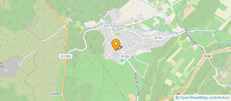 localisation de l'entreprise SCI INVEST SAGE  LES MATELLES