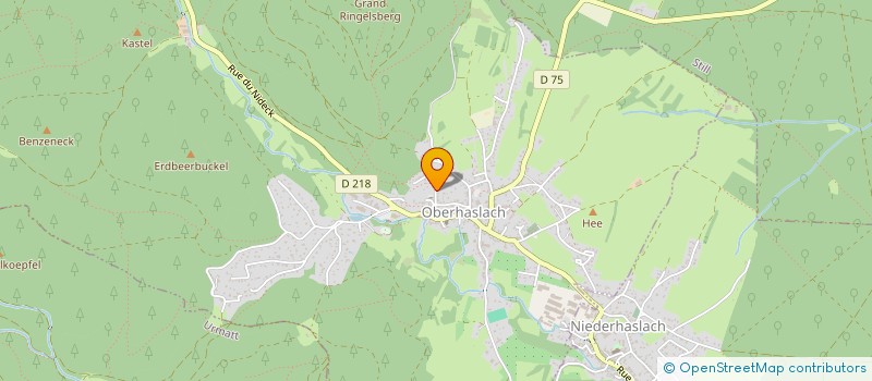 localisation de l'entreprise SCI INVEST25  OBERHASLACH