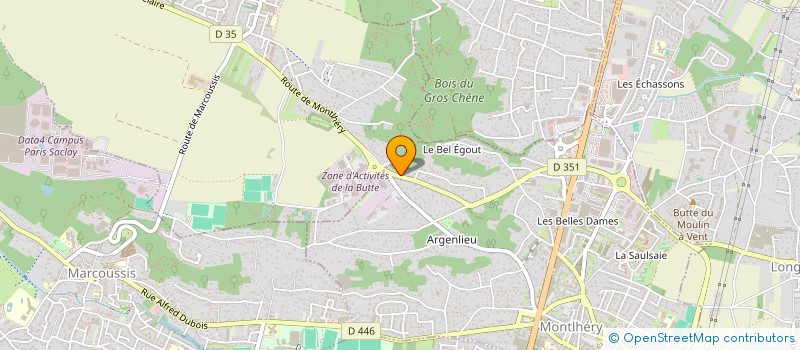 localisation de l'entreprise SCI INVESTA  MONTLHERY