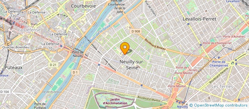 localisation de l'entreprise SCI INVESTAS à NEUILLY-SUR-SEINE