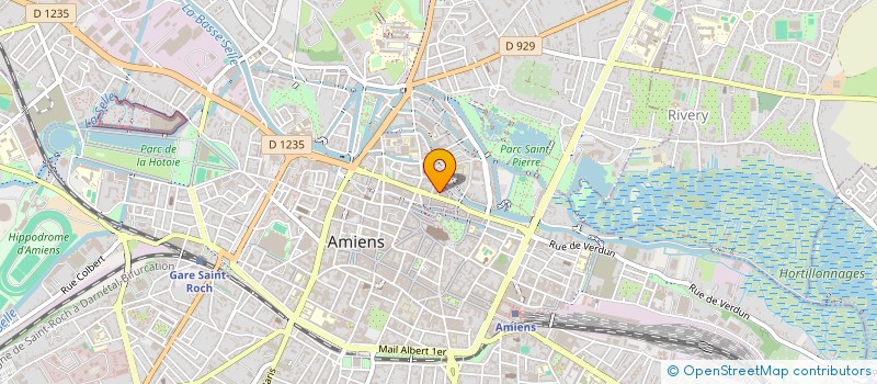 localisation de l'entreprise SCI INVESTI-FRANCE  AMIENS