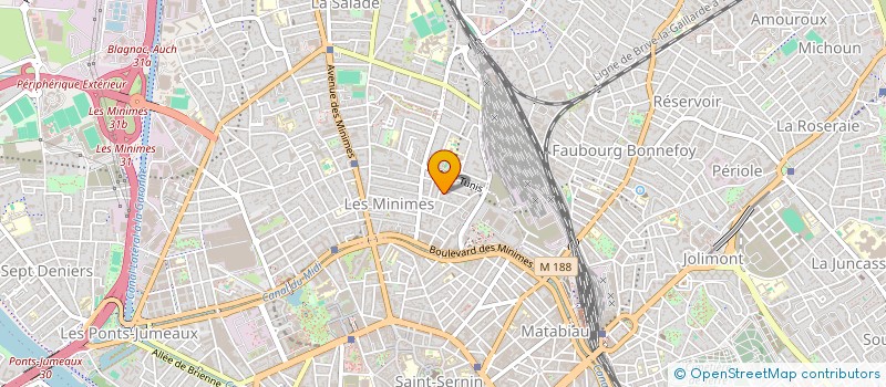 localisation de l'entreprise SCI INVESTICUBE à TOULOUSE