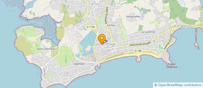 localisation de l'entreprise SCI INVESTIM  CARNAC