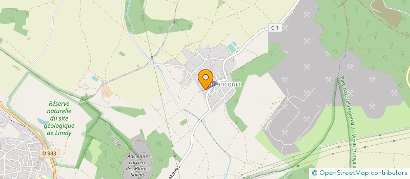 localisation de l'entreprise SCI INVESTIMM  GUITRANCOURT