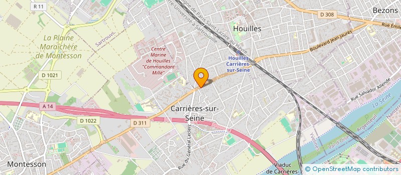 localisation de l'entreprise SCI INVESTIMMO 2000  CARRIERES-SUR-SEINE