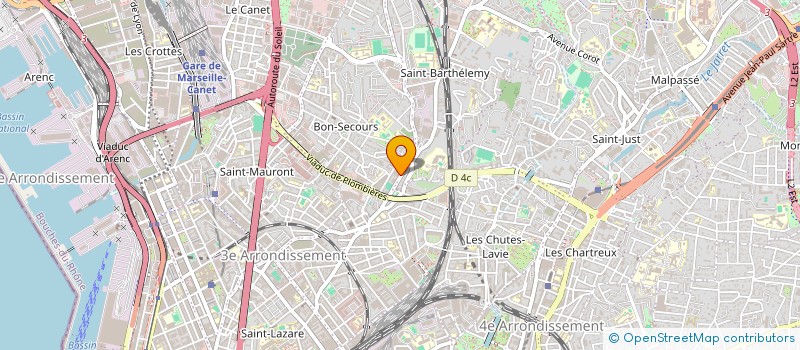 localisation de l'entreprise SCI INVESTIMMO à MARSEILLE 14EME