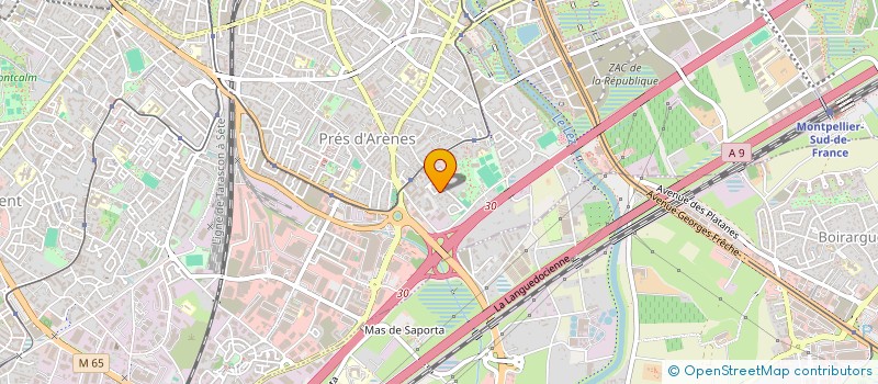 localisation de l'entreprise SCI INVESTIMMO à MONTPELLIER
