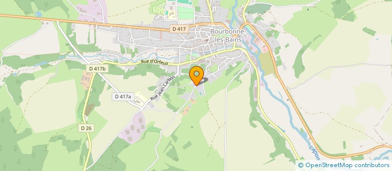 localisation de l'entreprise SCI INVESTIMMO à BOURBONNE-LES-BAINS