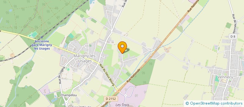 localisation de l'entreprise SCI INVESTIMMO à MARIGNY-LES-USAGES