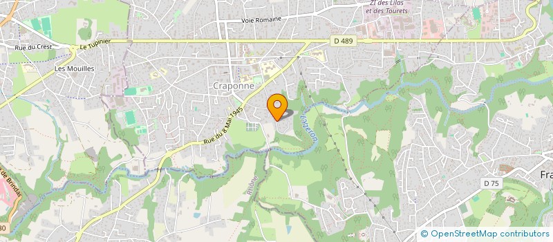 localisation de l'entreprise SCI INVESTIR 2000  CRAPONNE