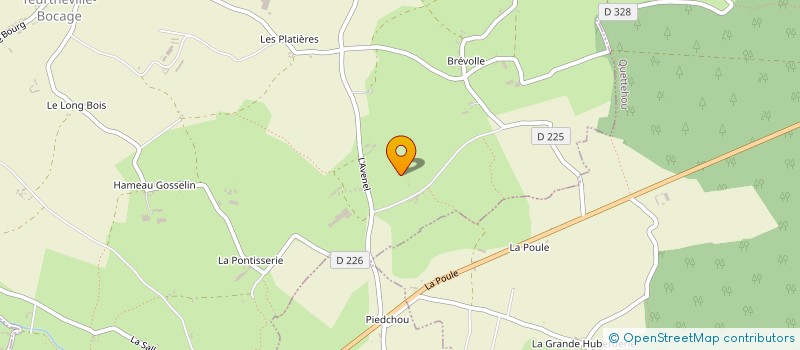 localisation de l'entreprise SCI  INVESTIR  TEURTHEVILLE-BOCAGE