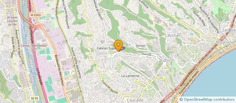 localisation de l'entreprise SCI INVESTIR PATRIMOINE à NICE