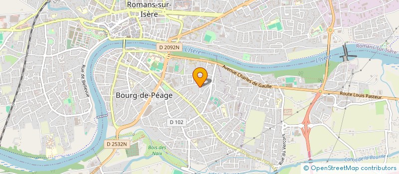 localisation de l'entreprise SCI INVESTIRWORLD  BOURG-DE-PEAGE