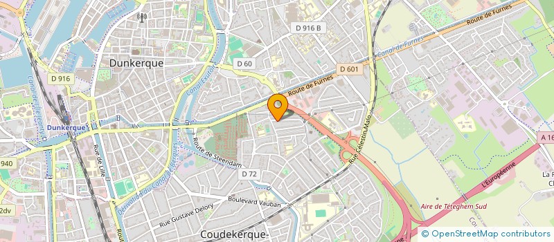 localisation de l'entreprise SCI INVESTISS  COUDEKERQUE-BRANCHE