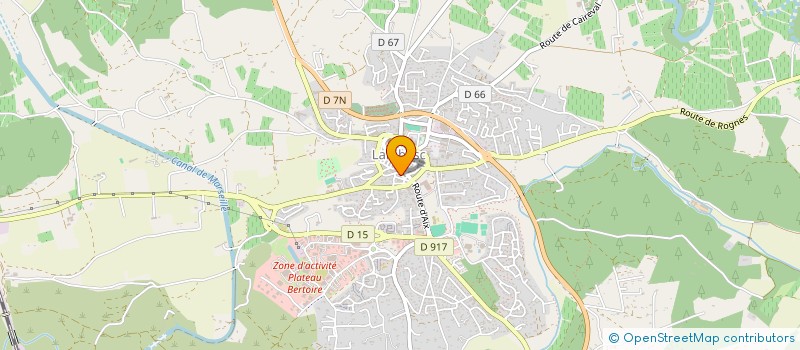 localisation de l'entreprise SCI INVESTISSEMENT  LAMBESC