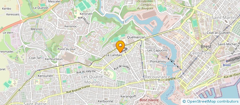localisation de l'entreprise SCI INVESTISSEMENT BRETON IMMOBILIER à BREST