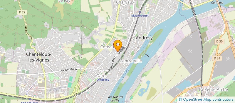 localisation de l'entreprise SCI INVESTISSEMENT DES VIGNES  ANDRESY