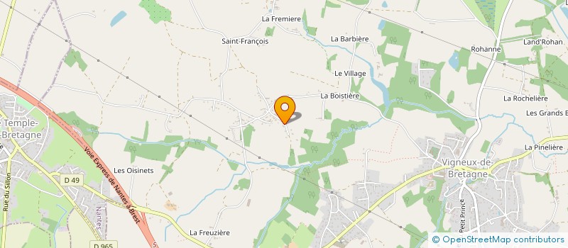 localisation de l'entreprise SCI INVESTISSEMENT DEVELOPPEMENT à VIGNEUX-DE-BRETAGNE