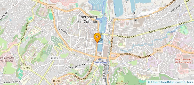 localisation de l'entreprise SCI INVESTISSEMENT DU COTENTIN à CHERBOURG-EN-COTENTIN