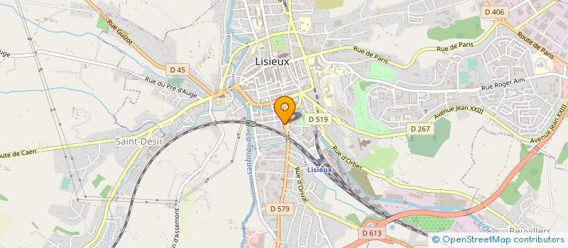 localisation de l'entreprise SCI INVESTISSEMENT IMMOBILIER à LISIEUX