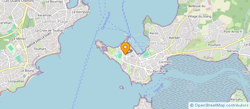 localisation de l'entreprise SCI INVESTISSEMENTS AVENIR  LOCMIQUELIC