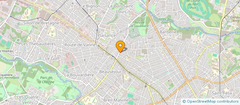 localisation de l'entreprise SCI, INVESTISSEMENTS DEVELOPP FINANCES  NANTES