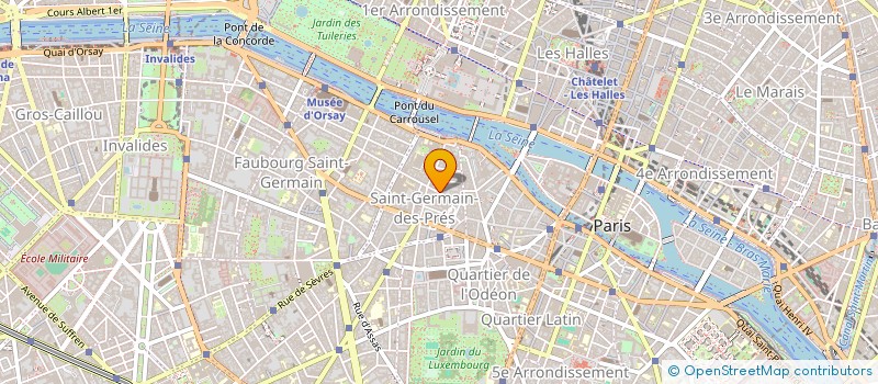 localisation de l'entreprise SCI INVESTISSEMENTS PDL  PARIS