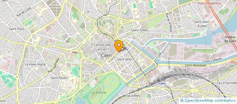 localisation de l'entreprise SCI INVESTISSEMENTS SAINT LOUIS  CAEN
