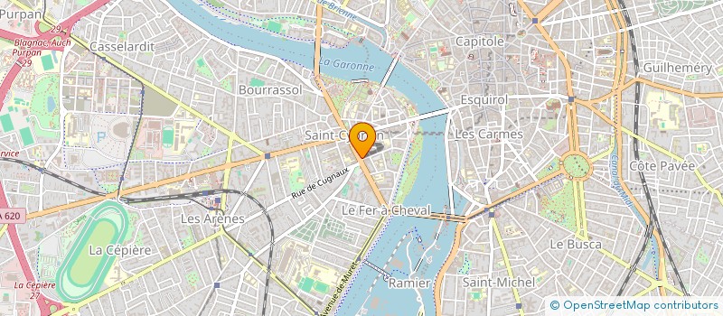 localisation de l'entreprise SCI INVESTISSEMENTS TOULOUSE à TOULOUSE