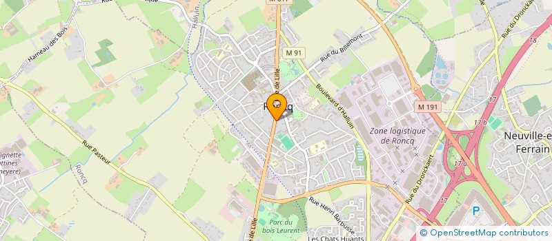 localisation de l'entreprise SCI INVESTISSIMMO à RONCQ