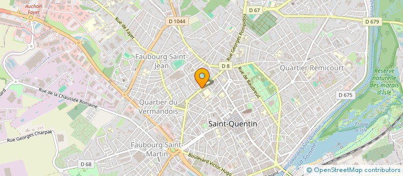 localisation de l'entreprise SCI INVESTMENT NOVAHIR  SAINT-QUENTIN