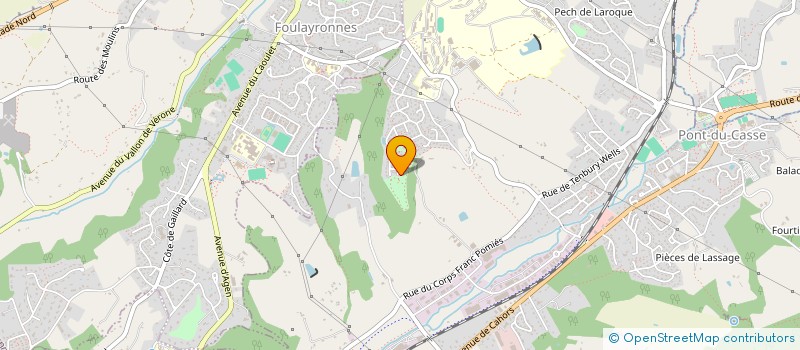 localisation de l'entreprise SCI INVICTUS  PONT-DU-CASSE