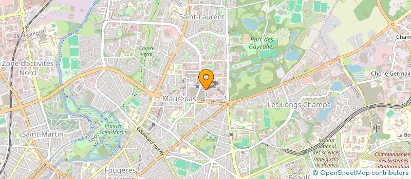 localisation de l'entreprise SCI INWEST PARKING  RENNES