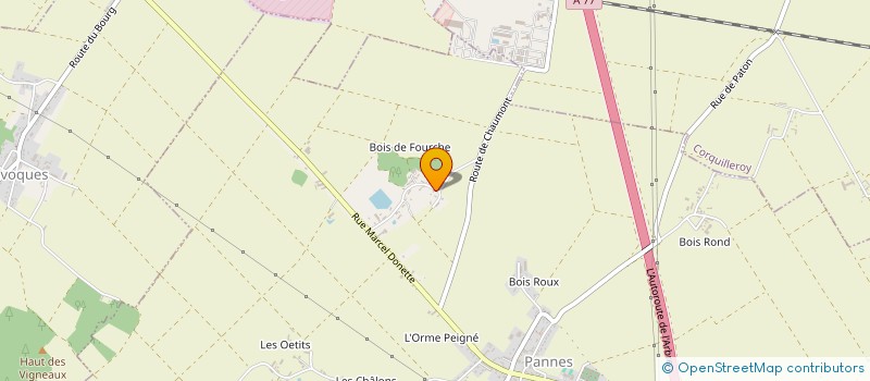 localisation de l'entreprise SCI INZO à PANNES