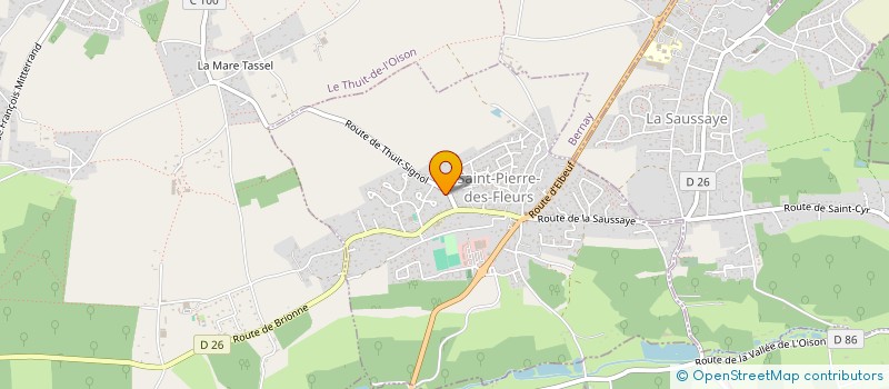 localisation de l'entreprise SCI INZOALINA  SAINT-PIERRE-DES-FLEURS