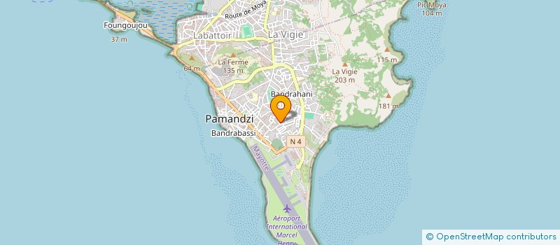 localisation de l'entreprise SCI INZOUDINE à PAMANDZI