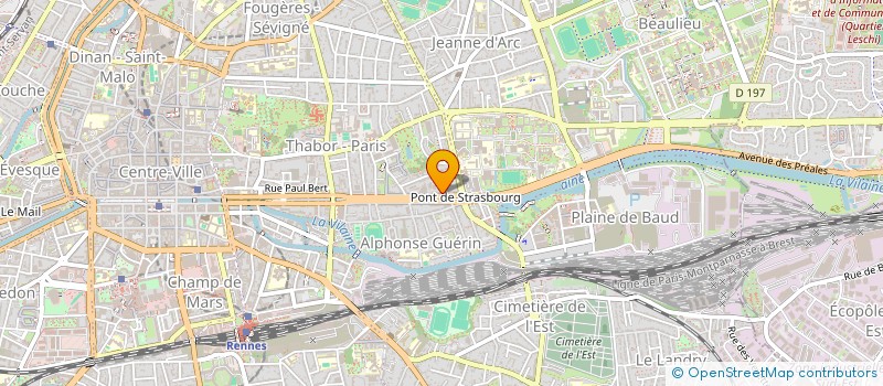 localisation de l'entreprise SCI IO  CANCALE