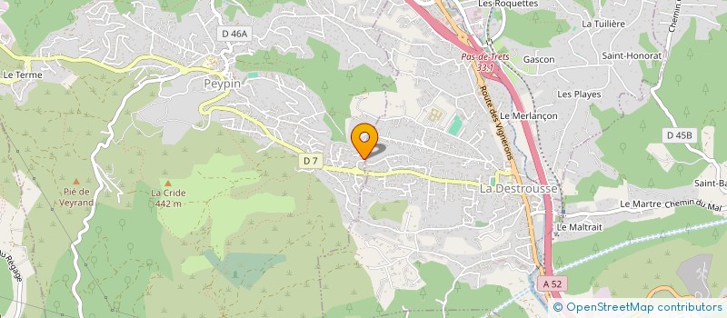 localisation de l'entreprise SCI IODA  ROQUEVAIRE