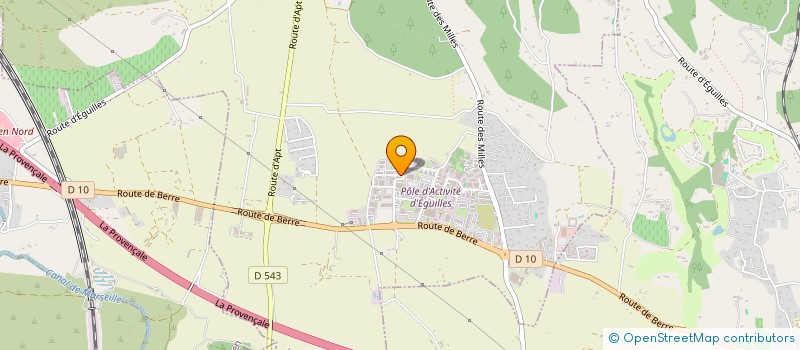 localisation de l'entreprise SCI ION  EGUILLES