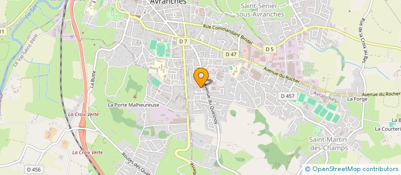 localisation de l'entreprise SCI IONA  AVRANCHES