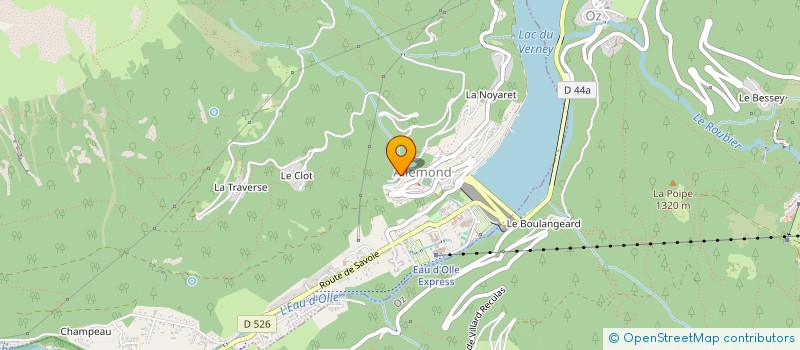 localisation de l'entreprise SCI IONA-IMO  ALLEMOND