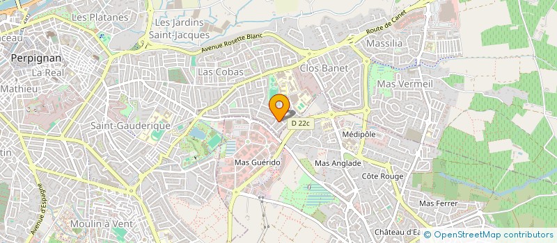 localisation de l'entreprise SCI IONATH à PERPIGNAN