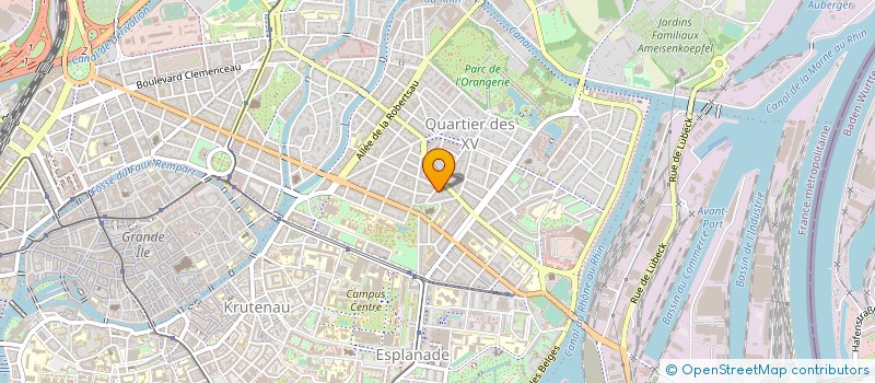 localisation de l'entreprise SCI IONEL  STRASBOURG