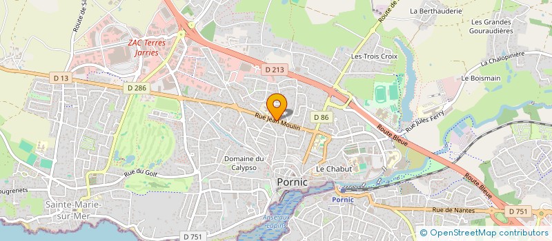 localisation de l'entreprise SCI IONOSSIS  PORNIC